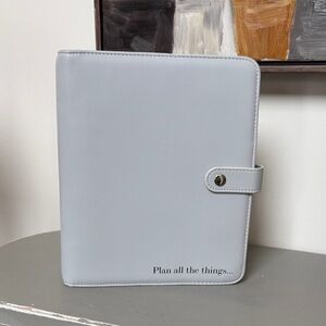 Franklin Covey White Planner with Ring Binder